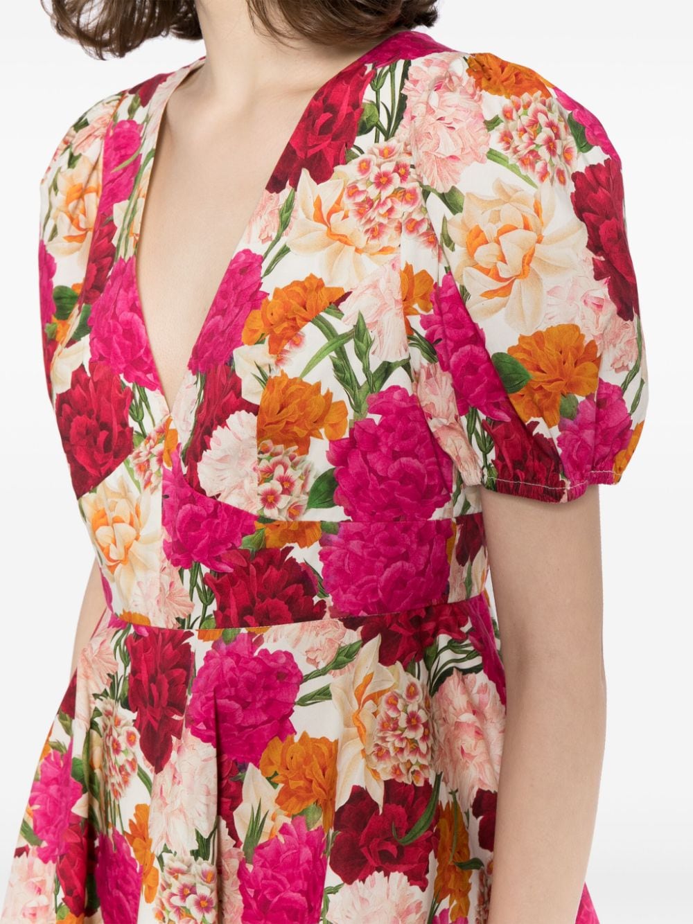 Shop Sachin & Babi Festa Floral-print Dress In Pink