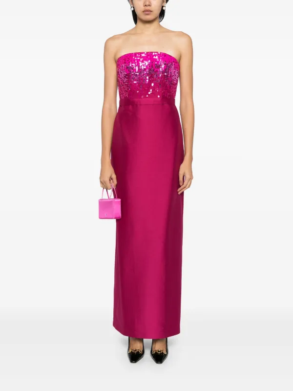 fitted lace wedding dress Sachin & Babi Bow Dress in Amethyst