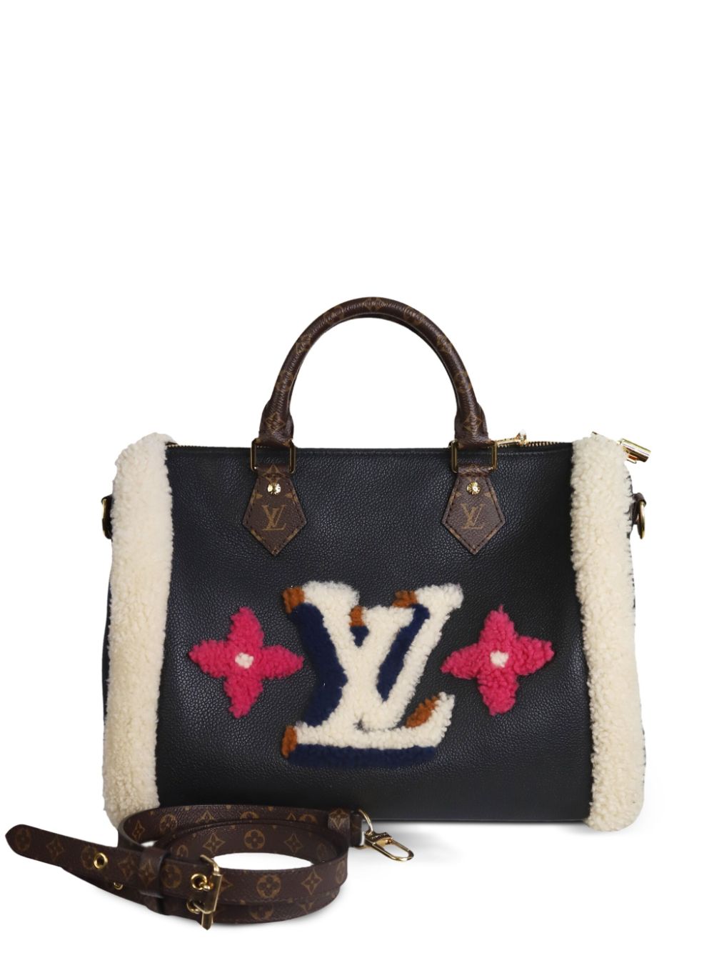 Louis Vuitton Pre-Owned 2020 pre-owned Teddy Speedy 30 shopper Zwart