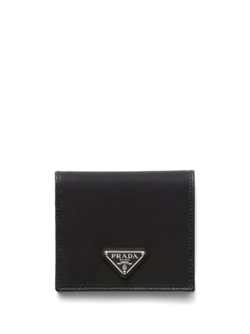 Portefeuille Re-Nylon à logo triangle - Prada - Modalova