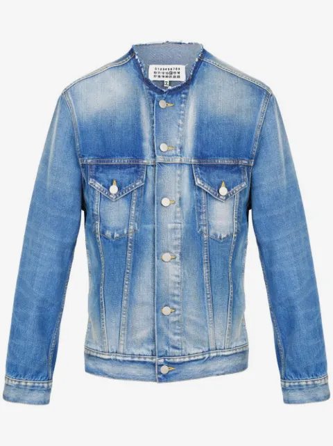 Maison Margiela ノーカラー デニムジャケット