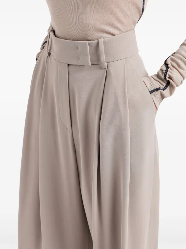 【関税&送料込】Giorgio Armani Silk Trouser With Pinces Giorgio Armani Silk Trousers | Black | FARFETCH