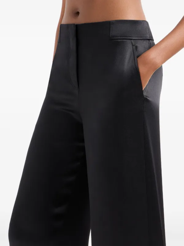 Giorgio Armani シルク ワイドパンツ | ブラック | FARFETCH JP