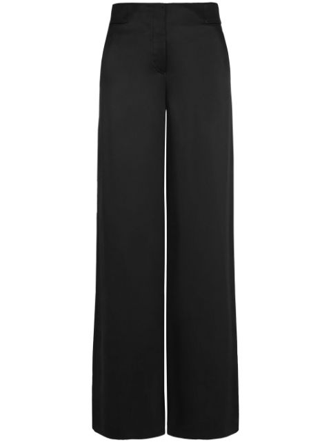 Giorgio Armani wide-leg silk trousers Women