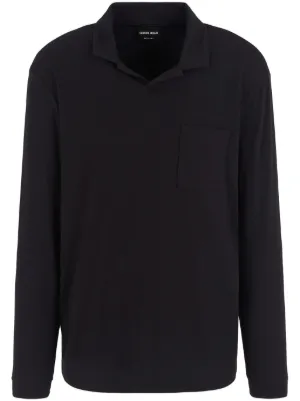 Brioni ジップ ポロシャツ | ブルー | FARFETCH JP