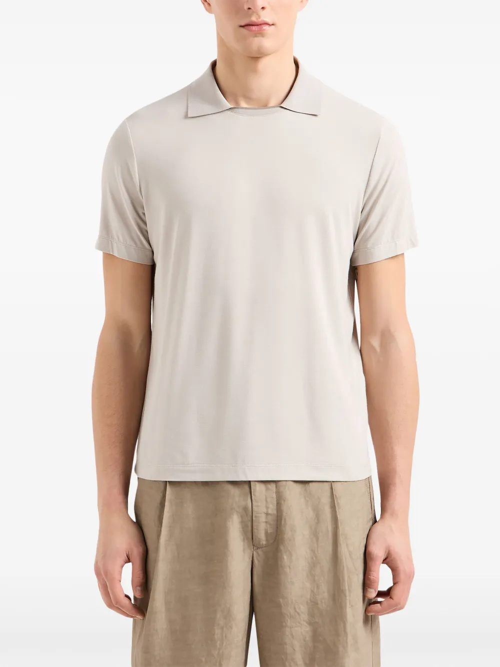 Giorgio Armani Lichtgewicht poloshirt - Beige