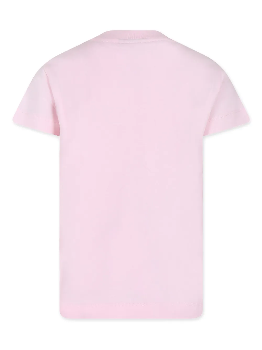 Fendi Kids T-shirt met geborduurd logo Roze