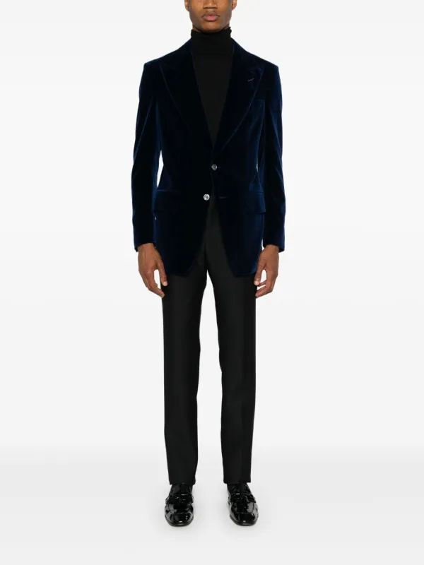 【送料&関税込】Tom Ford Wool Blend Trousers TOM FORD Tapered wool-blend Trousers | Black | FARFETCH BH