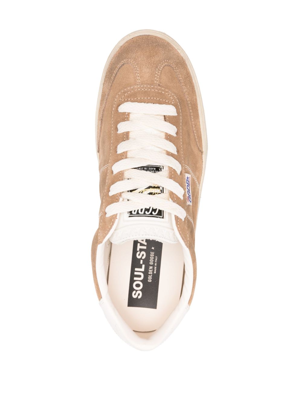 Golden Goose Soul-Star suède sneakers Bruin