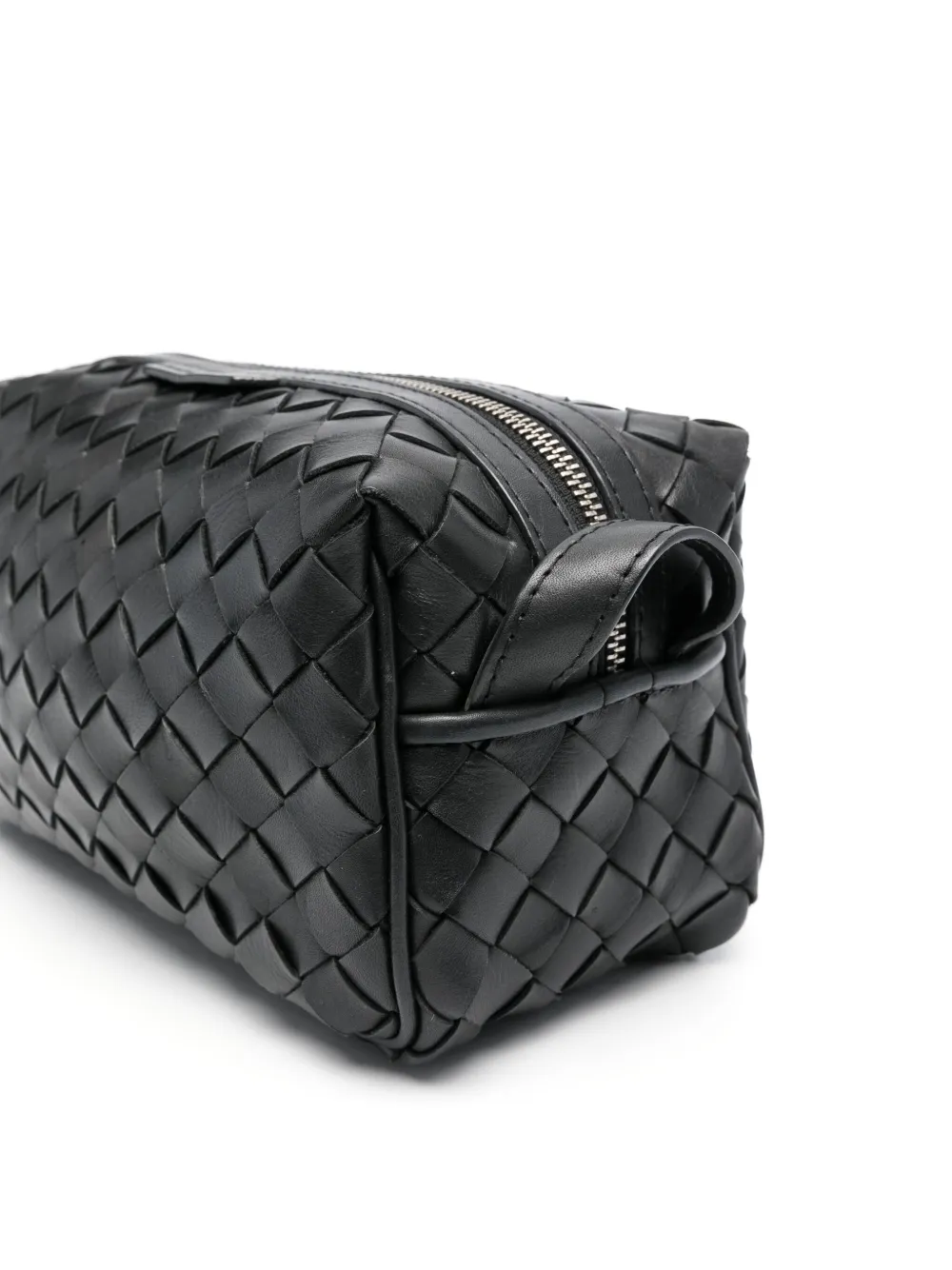 Officine Creative Leren toilettas Zwart