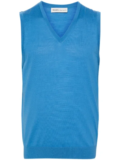 MODES GARMENTS sleeveless merino knitted vest