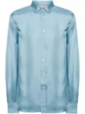 MODES GARMENTS lightweight silk shirt - Blue