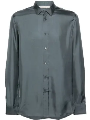 Neil Barrett Thunderbolt シャツ | ブルー | FARFETCH JP