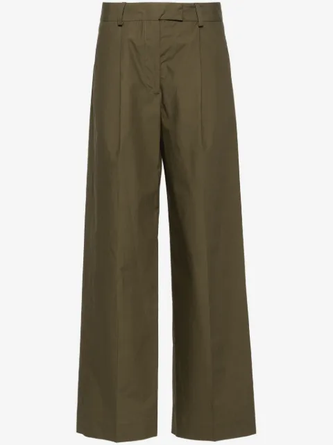MODES GARMENTS poplin straight-leg trousers