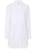 MODES GARMENTS side-slit poplin shirt - White