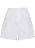 MODES GARMENTS elasticated-waistband cotton shorts - White