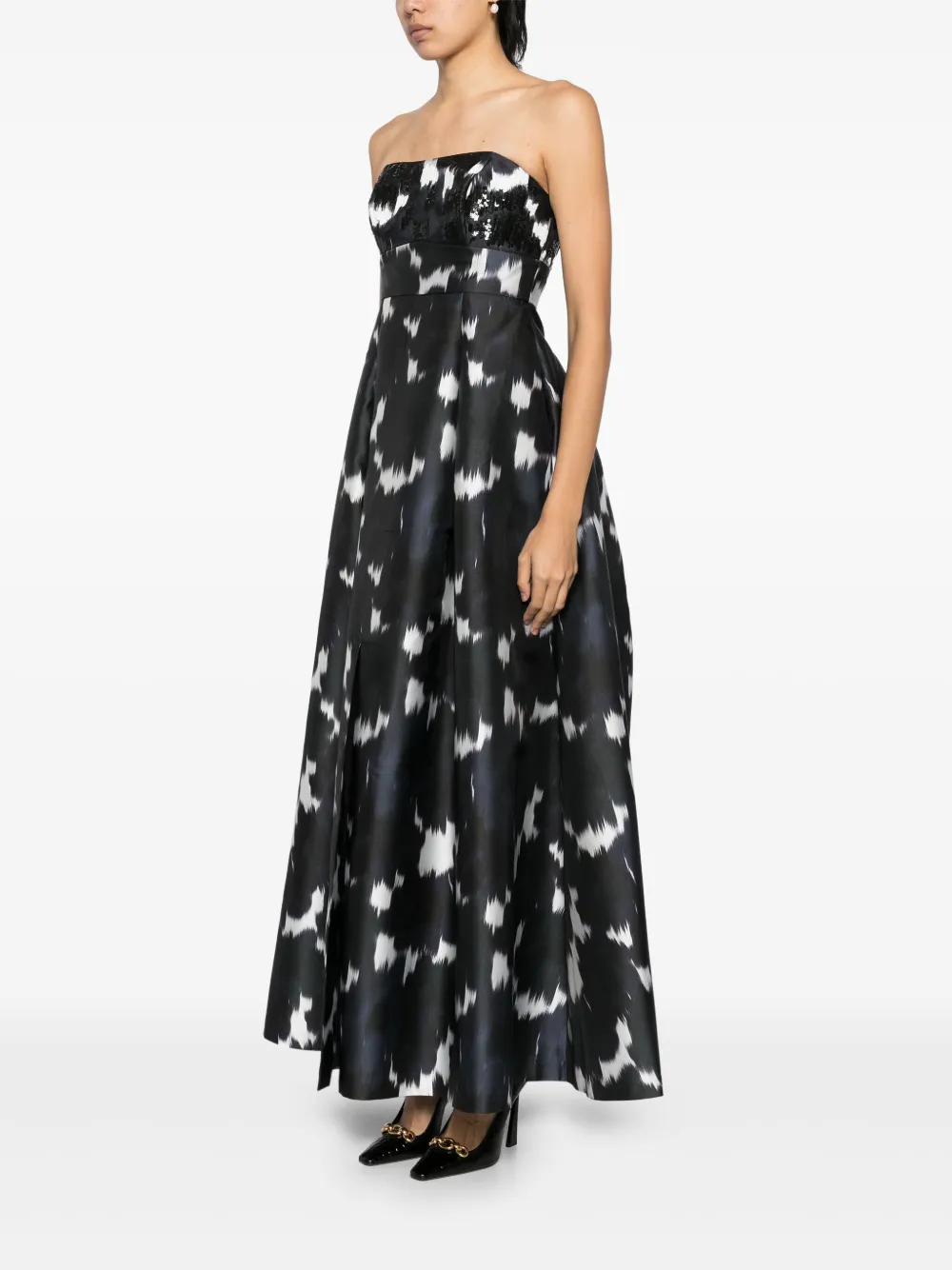 Sachin & Babi Embellished Giovanna Dress | Black | FARFETCH