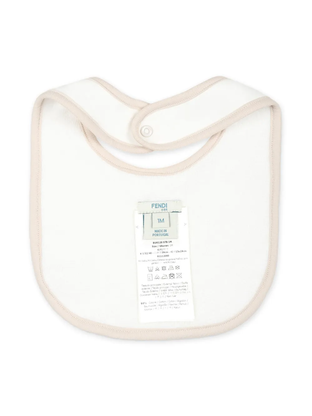 Fendi Kids Babypakje met logoprint Beige