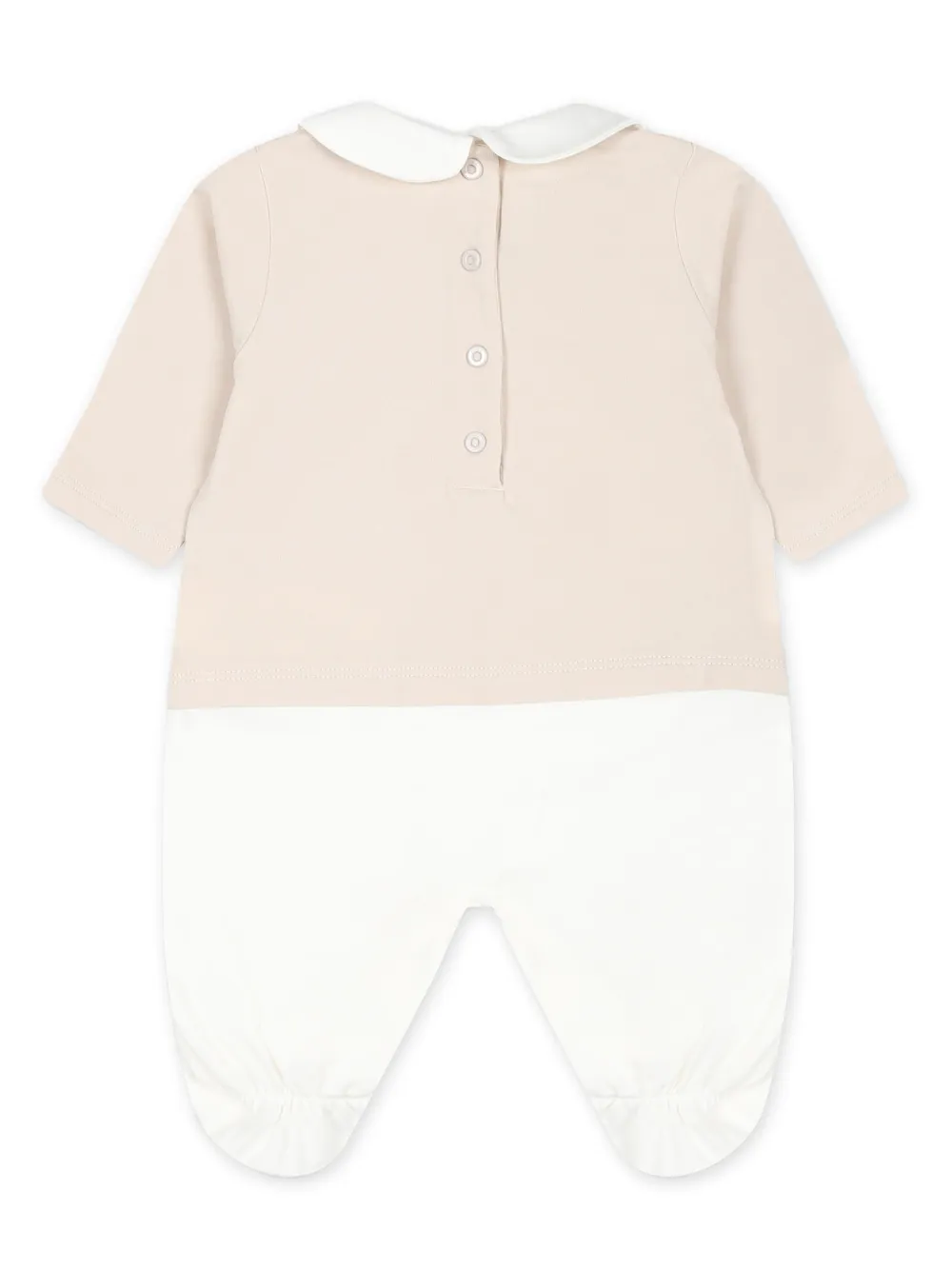 Fendi Kids Babypakje met logoprint Beige