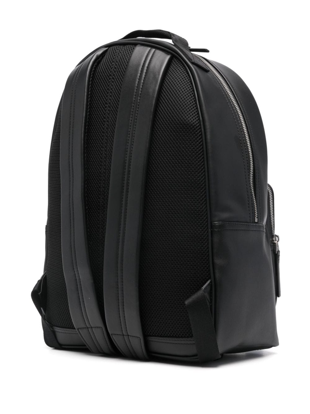 Shop Calvin Klein Logo-debossed Backpack In Black