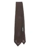 DSQUARED2 semi-sheer silk tie - Brown