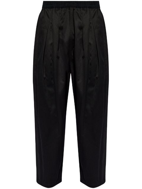 Maison Margiela pleated cotton trousers