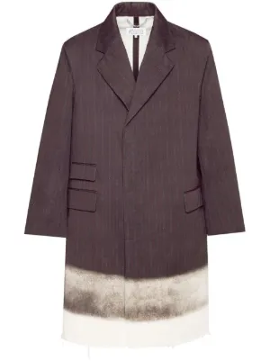 Maison Margiela ツイル コート | ブラック | FARFETCH JP