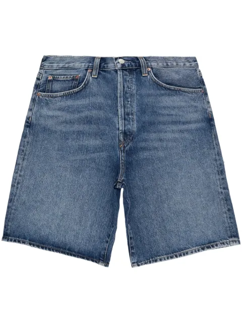 AGOLDE wide-leg denim shorts