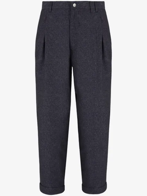 Giorgio Armani pantalones ajustados con pinzas