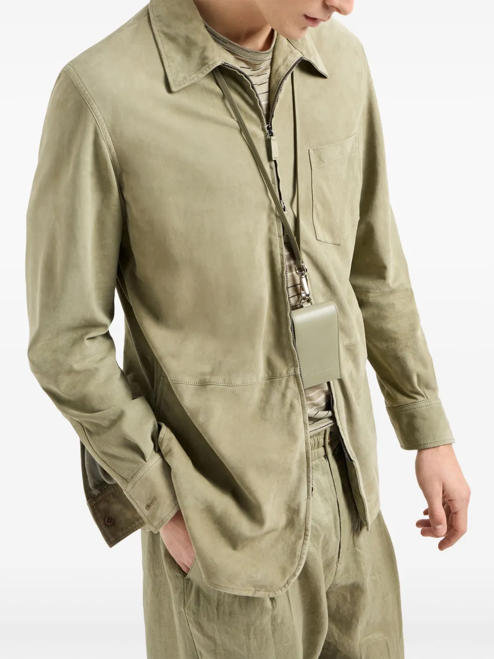Giorgio Armani Giacca con zip | Giacche in pelle | Image 2