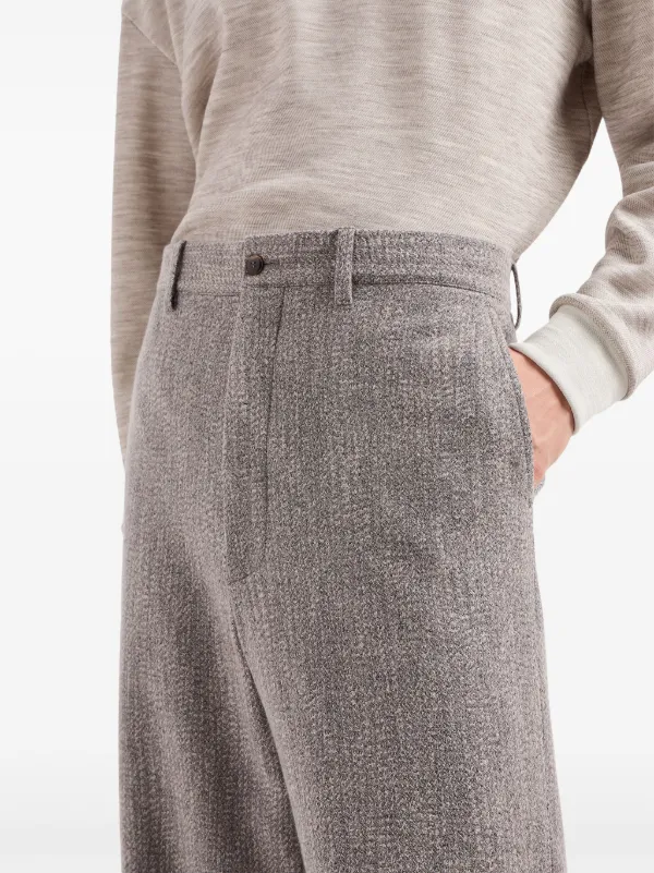 Giorgio Armani Cropped straight-legged Trousers | Grey | FARFETCH