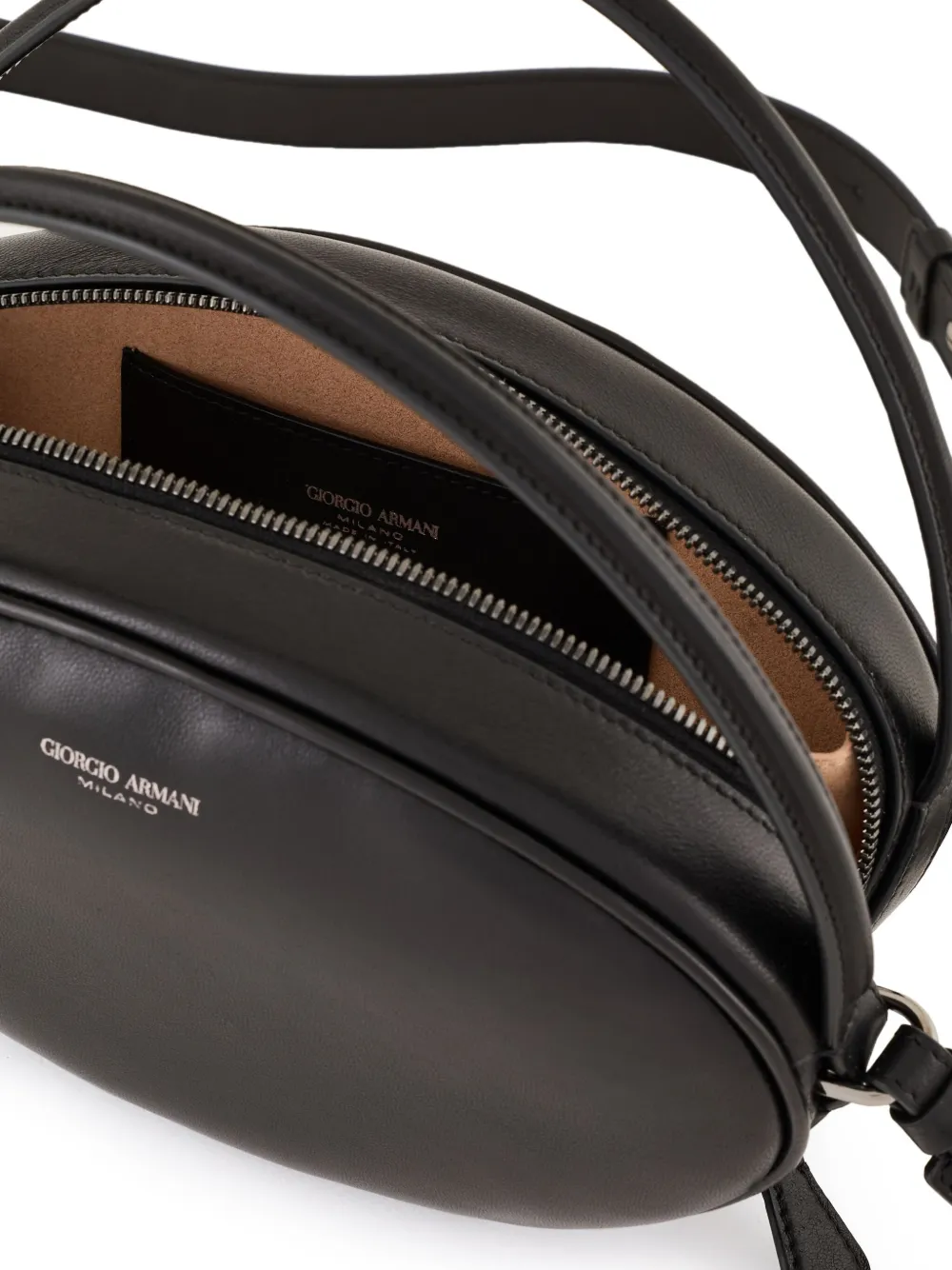 GIORGIO ARMANI ZIPPED CROSS BODY BAG
