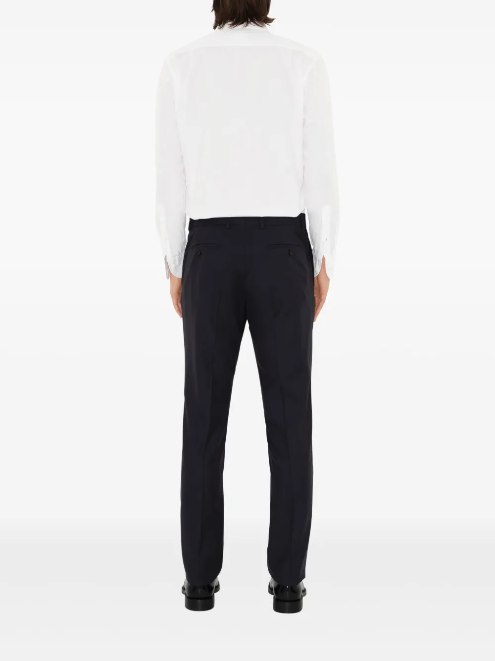 Burberry Wollen broek Blauw