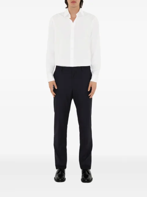 Burberry pantalones de lana