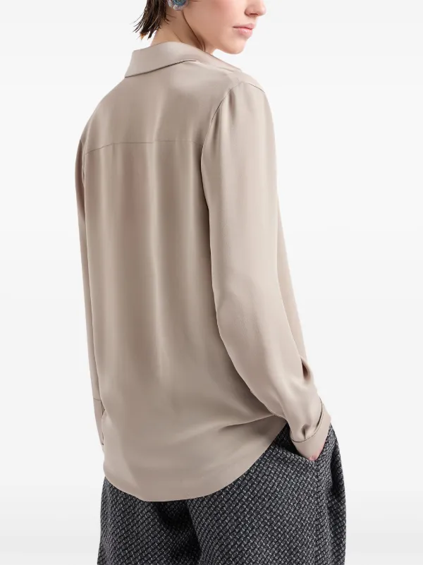 Giorgio Armani シルク ブラウス | ニュートラル | FARFETCH JP