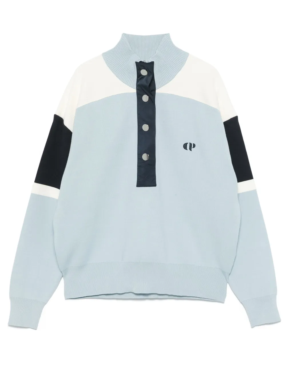 Claudie Pierlot Minimum Trucker collar Sweater Blue