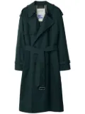 Burberry double-breasted trench coat - Green