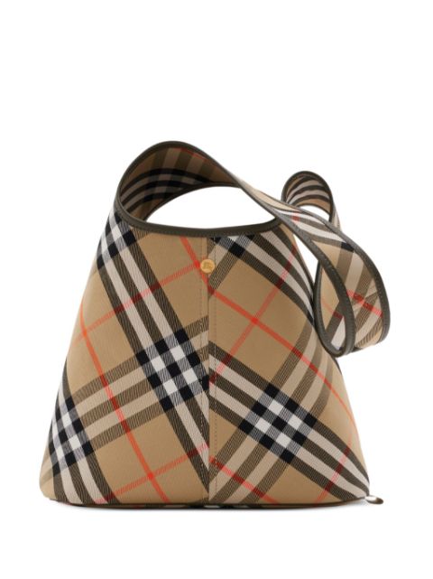 Burberry small check-pattern shoulder bag Women