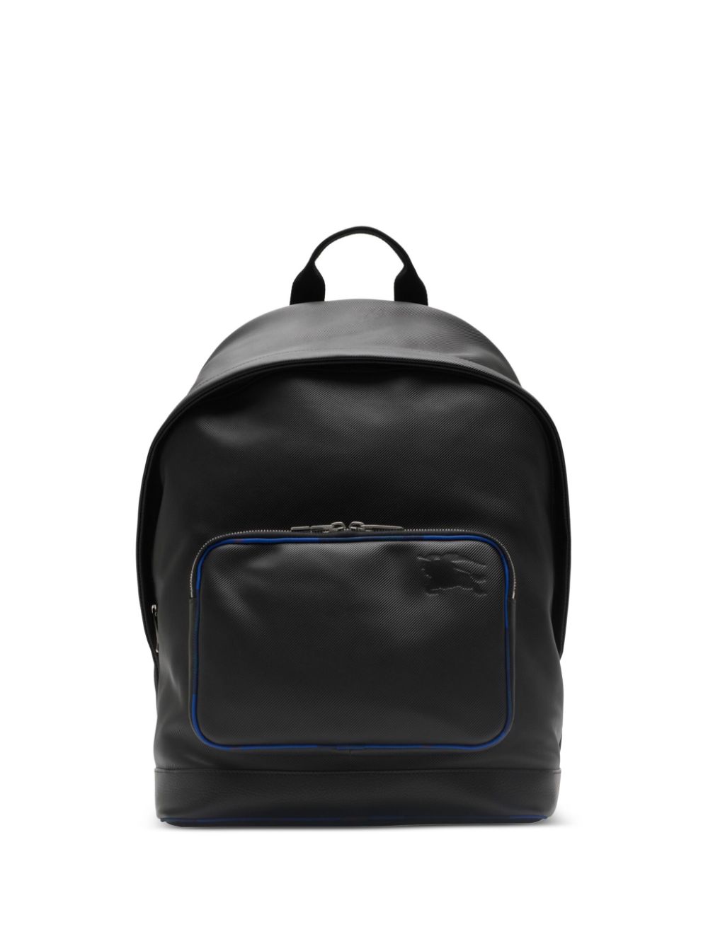 Burberry Ekd Leather Backpack In Black