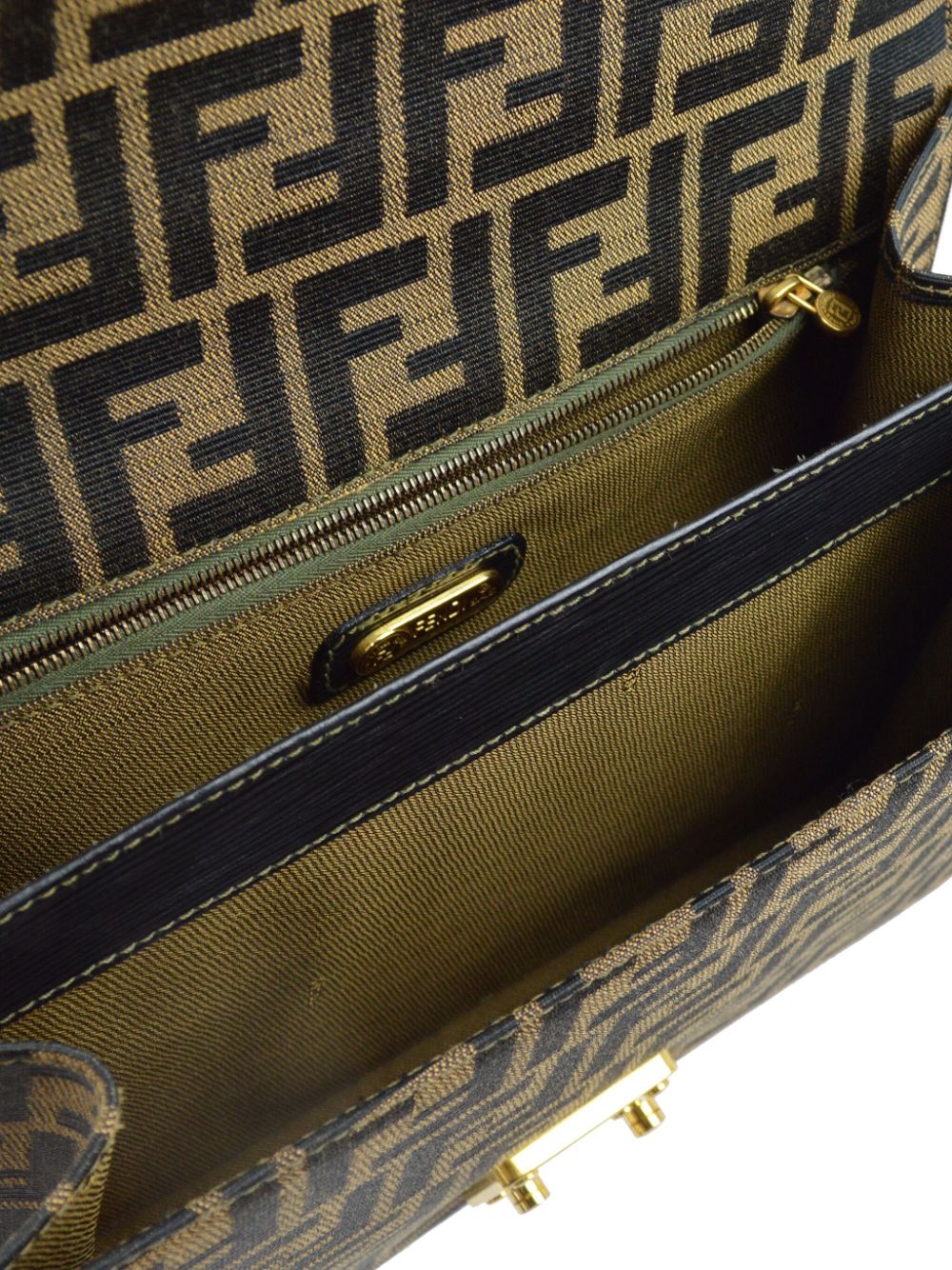 Fendi 1990-2000s Zucca two-way bag