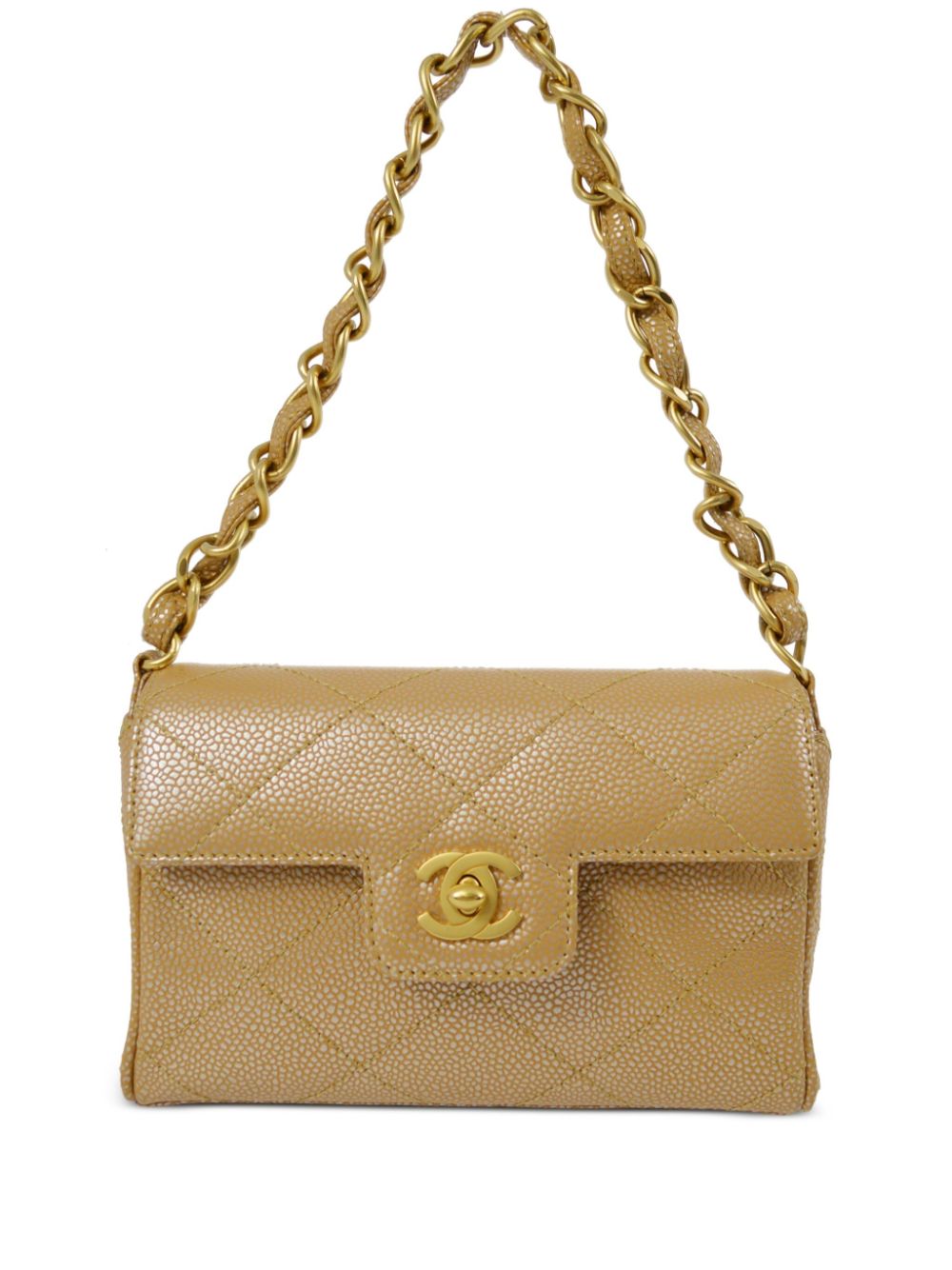 CHANEL 2000 CC turn-lock diamond-quilted shoulder bag Women