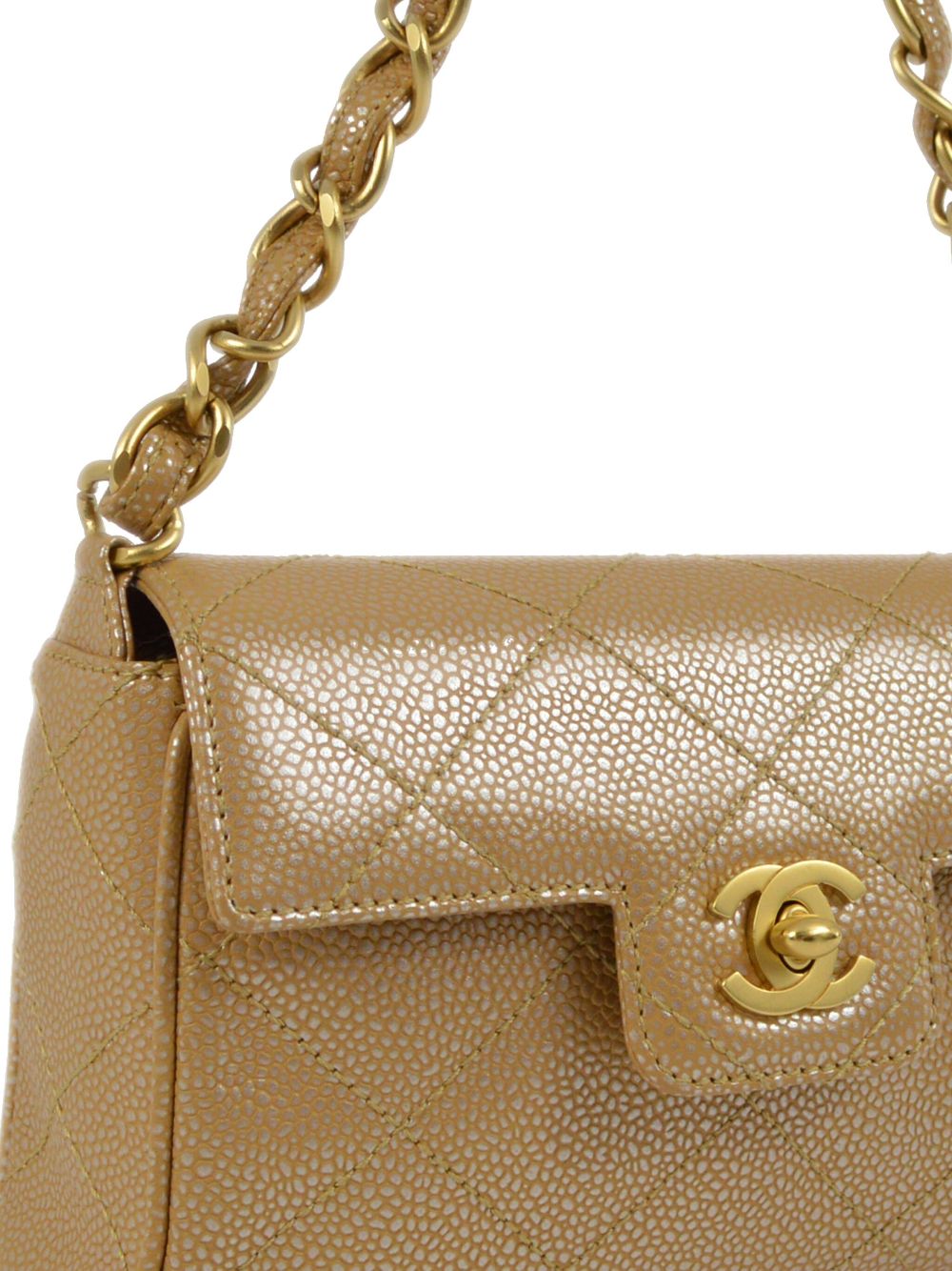 Affordable HOT SALE CHANEL 2000 CC turn-lock diamond-quilted shoulder bag Women