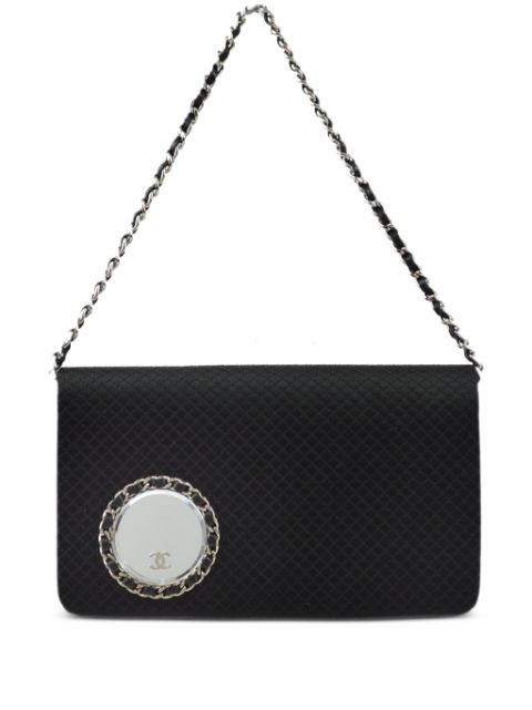 HOT SALE CHANEL 2005 CC mirror-plaque shoulder bag Women