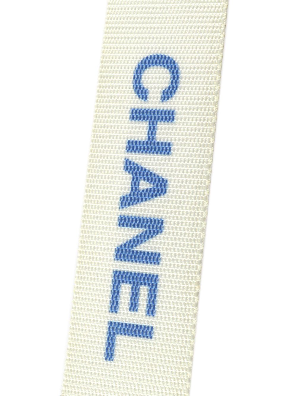 CHANEL 1999 logo-print canvas belt Women