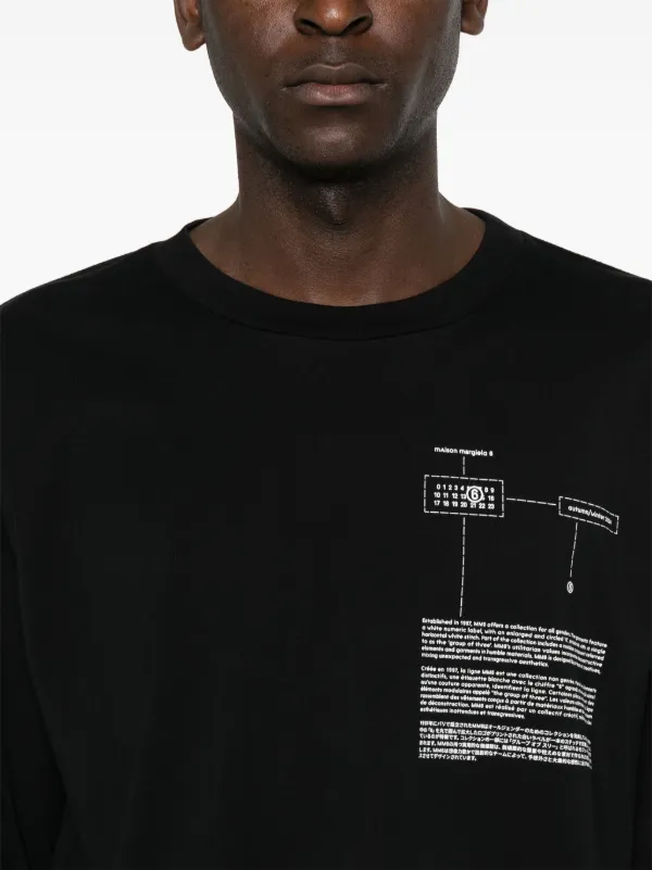 MM6 Maison Margiela ナンバーモチーフ Tシャツ - Farfetch