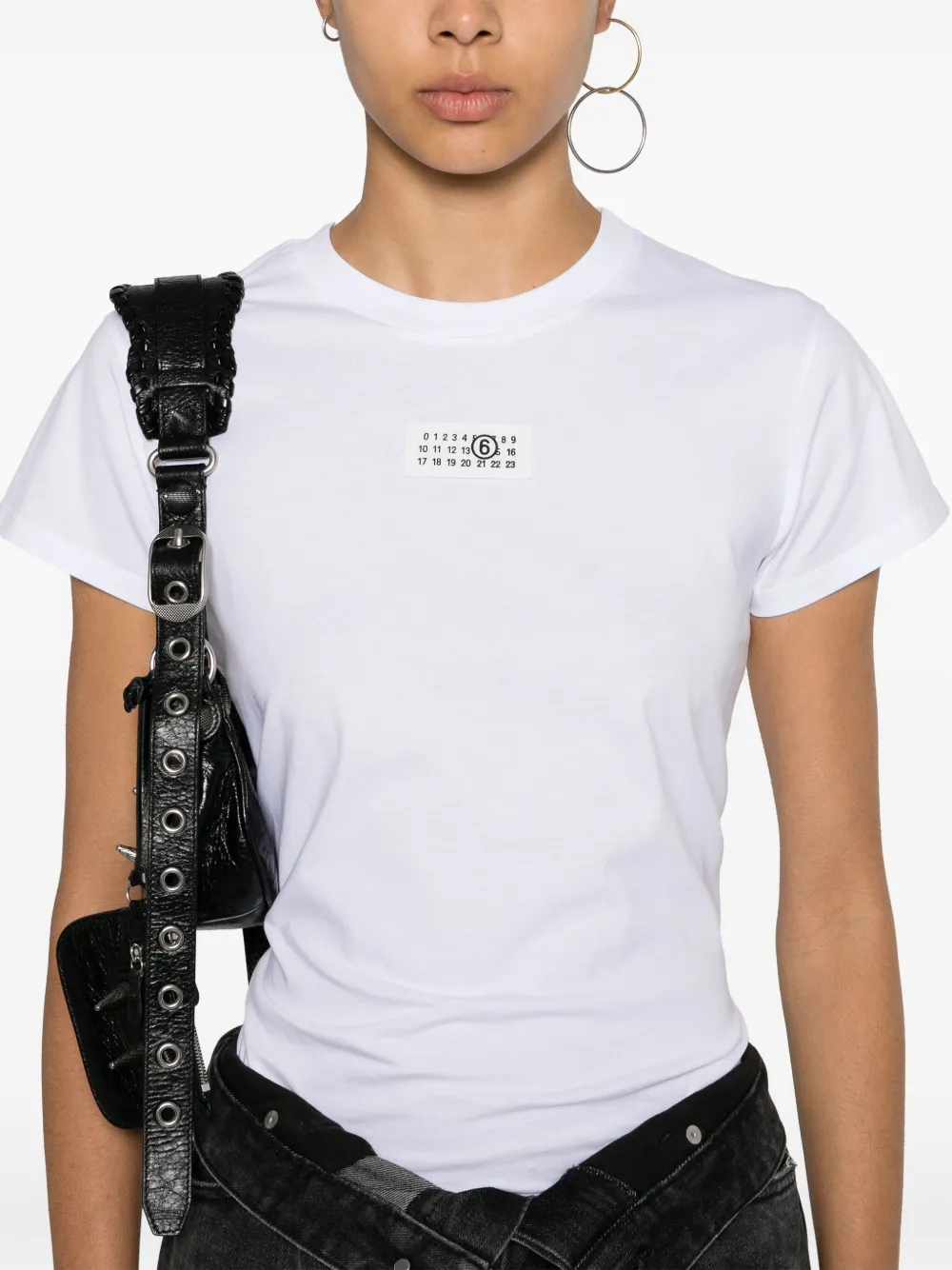 MM6 Maison Margiela Katoenen T-shirt met print Wit