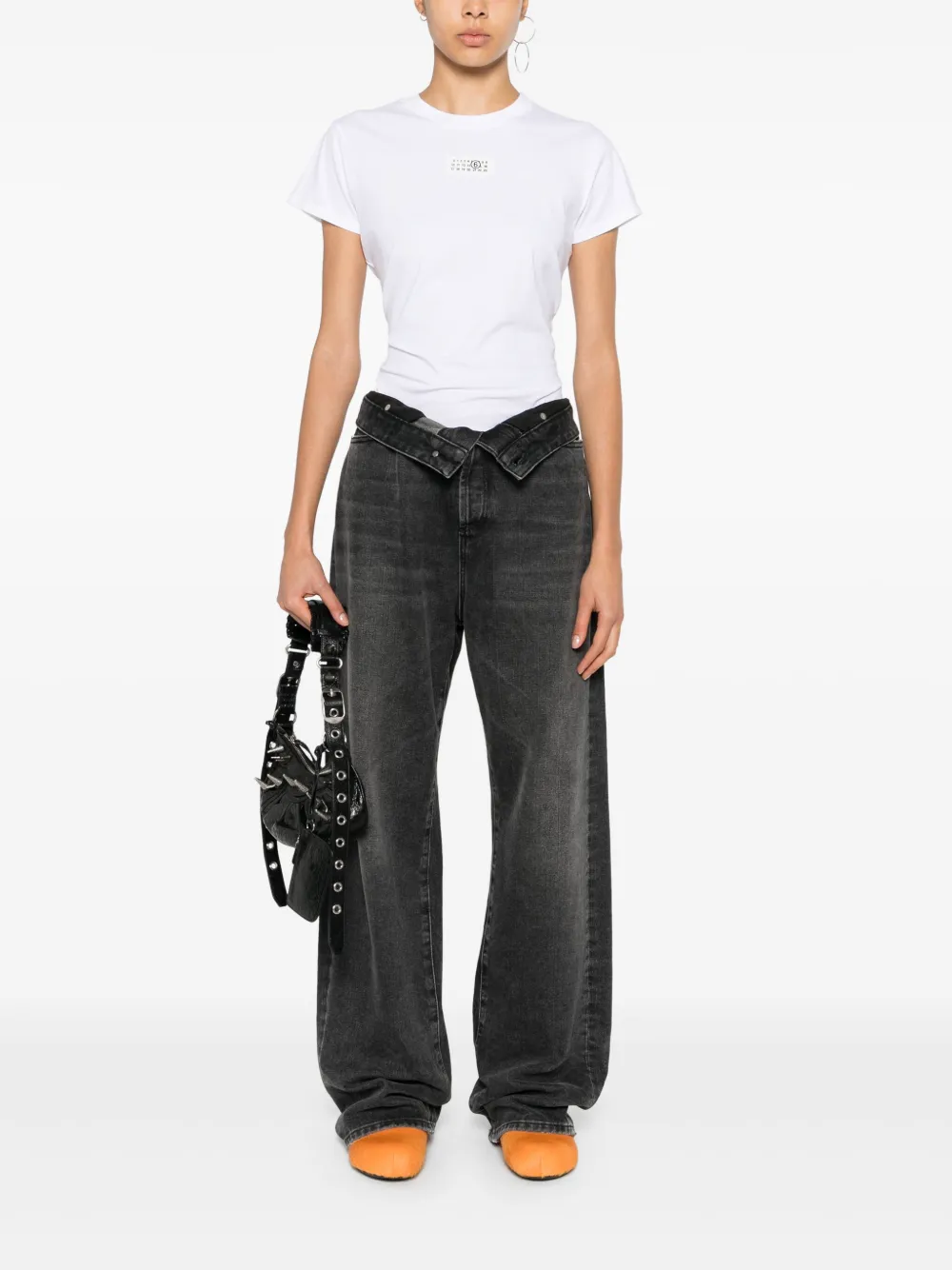 MM6 Maison Margiela Katoenen T-shirt met print Wit