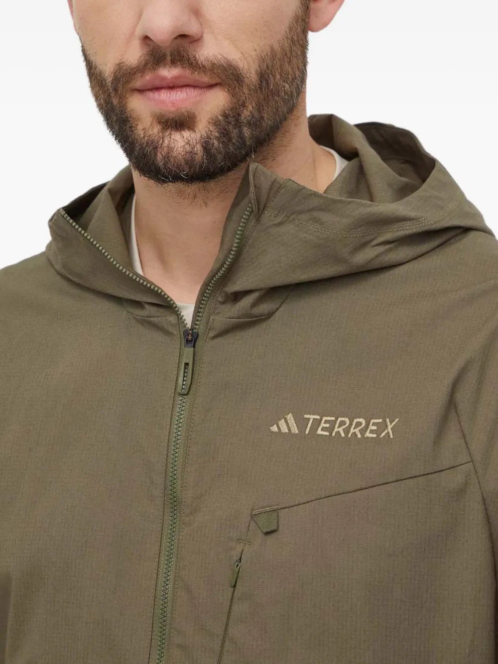 adidas Jack met capuchon Groen