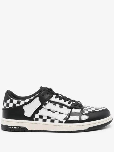 AMIRI Skel Top Low check-pattern sneakers