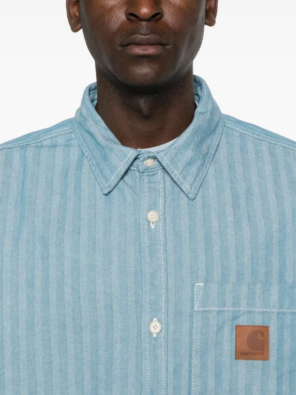 新品　カーハート　ミルナーシャツジャケット　メンズM Carhartt WIP Menard シャツジャケット | ブルー | FARFETCH JP